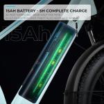 ANCHEER 26" Electric Bike for Adults, 1000W Peak EBike 28MPH 60 Miles Range, 48V 15Ah Built-in Battery - 3A Fast Charging, Fat Tire Electric Bike Off-Road for Women/Men, UL-Certified 7 Speed