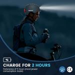 Gudook Adult Bike Helmet with Light - Bicycle Helmets Men - Women - Front and Back LED Lights Adjustable Cycling Helmet for Urban Commuter Biking Scooter