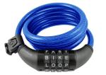 Wordlock CL-409-BL Combination Resettable Cable Lock (Blue), Normal