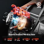 RiderX Electric Dirt Bike for Adults Teens, 3000W Brushless 220Nm Motor - 45° Slope, 38 MPH, 48V/23.5Ah Removable Battery, Dual Hydraulic Brakes & Full Suspension Electric Motorcycle for 13+, Orange