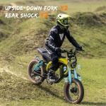 Luckeep M5 MAX Electric Bike Bike for Adults/Teen 2000W Peak 37.5 MPH, 52V/20AH/40AH Dual Battery, 80/160 Miles Range 20" Fat Tires Electric Dirt Bike, Electric Motorcycle for Adults Road Ebikes