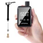 URTOPIA Mini Bike Tire Pump, Fast Inflate Bicycle Pump with Gauge, Rechargeable 150PSI Portable Electric Bike Air Pump for Road Bike, Ebike, Motorcycle, Ball