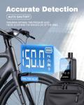 URTOPIA Mini Bike Tire Pump, Fast Inflate Bicycle Pump with Gauge, Rechargeable 150PSI Portable Electric Bike Air Pump for Road Bike, Ebike, Motorcycle, Ball