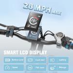 YOLOWAY Electric Bikes for Adults, 27.5" Electric Bicycle, Ebikes for Adults with 480WH Removable Battery, Peak 750W Brushless Motor, Up to 25 MPH, 50 Miles Range, 7-Speed Mountain Bike