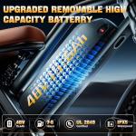 Electric Bicycle for Adults - 16"/20”x 4”Fat Tire, Peak 1000W 7 Speed Electric Motorcycle Bicycle, 48V 15.6/18.2AH Battery Long Seat Electric Bike,Up to 21.75/28MPH 30-60Miles Electric Dirt Bike