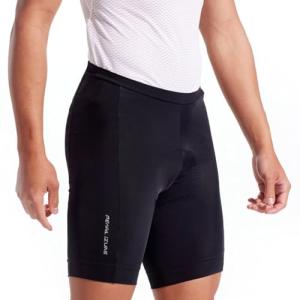 PEARL IZUMI Padded Bike Shorts for Men, 9" Quest Cycling Shorts, Breathable & Moisture-Wicking with Reflective Elements. Black