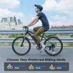 AYOLNY Electric Bike for Adults 750W Peak, 26" Mountain E-Bike, 55 Miles + 20MPH Adult Electric Bicycles for Road Sand Mountain, Black