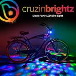 Brightz Disco Bike Lights LED Bicycle Lights RGB Burning Man Lights BMX Bike Accessories Bike Decorations Bike Light Bike Lights Kids Burning Man Bike Lights Bicycle Accessories Men Women Boys Girls