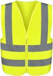 Neiko High Visibility Safety Vest ANSI Class 2, No Pocket, Neon Yellow, Large (L)