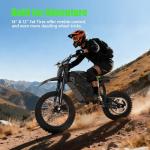 Electric Motorcycle For Teens & Adults,Electric Dirt Bike, Best Electric Mountain EBike,3500W Mid-Mounted Motor e Bikes 40MPH Top Speed,14"/12" Off Road Tires, 48V 23AH,Hydraulic Brakes | Fit Age 13+