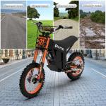 Tuttio Soleil01 48V Electric-Dirt-Bike Electric-Motorcycle Off-Road-Electric-Bike - with 21AH Battery 15-37MPH&18-43Miles Dirtbike 3-Speed Modes Motorcycle for Teens Ages 13+(Immediate-Delivery)