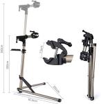 CXWXC Bike Workstand with Adjustable, Bicycle Repair Stand for Maintenance Folding and Lightweight (Champagne-3)