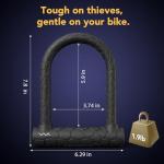 Heavy Duty 20mm U Lock for Bicycles