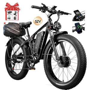 EYBAIKC 3000W Electric Bike for Adults - 37MPH Speed