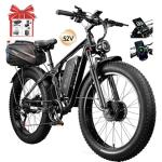EYBAIKC 3000W Electric Bike for Adults - 37MPH Speed