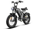HAPPYRUN Electric Bike,1500W,48V,18Ah E Bikes for Adults Electric 60+ Mile 32MPH Top Speed Electric Motorcycle All Terrain Fat Tire Electric Dirt Bike G50 (G50 48V18Ah)