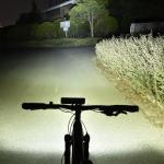 Super Bright LED Bike Light,USB Rechargeable Bicycle Headlight-5 Modes,Waterproof Bike Headlight,Mountain Off-Road Cycling Commuting (1400 Lumens)