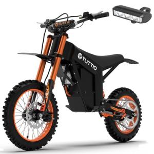 Electric-Dirt-Bike Teens Adults - 48V 21AH Electric-Bike 14"/12" Fat Tire Off Road E-Bike High Torque Mini E Bicycle Motorcycle Dirt Bike - UL Certificate