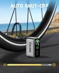 Fanttik X10 Ace Tiny Mini Electric Bike Pump, 120 PSI Compact Air Pump with Presta and Schrader Valve, Fast Inflate Electric Bike Pump Portable for Road Bike