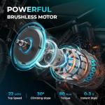 Jasion YR16 Electric Bike for Adults Teens, 1000W Peak Motor & 48V 12.5AH Battery Electric Bicycle, 16" Fat Tire Dirt Bike with Dual Suspension & Cruise Control, 55 Miles EBike Fit Teenagers & Kids