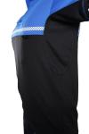 RYNO GEAR 100% Polyester Jersey Knit Two Tone Security Bike Patrol Polo Shirts (Royal Blue/Black) Medium
