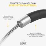 DANSI Unisex – Adults' Articulated Lock Smoke Black Matt