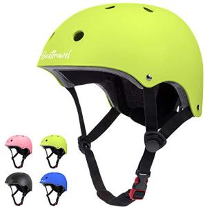 Besttravel Kids Helmet, Toddler Adjustable Kids Ages 3-8 Years Old Boys Girls Multi-Sports Safety (Green)