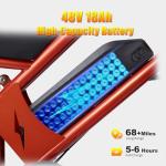 HAPPYRUN Electric Bike for Adults, 1500W Motor, 48V 18Ah Removable Battery, 20" Fat Tire Ebike, 7-Speed Transmission, Up to 32MPH and 68+ Miles Range, All-Terrain E-Bike (G52+Rearview Mirror)