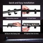 Suruid Super Bright LED Bike Light, USB Rechargeable Bicycle Light 5 Modes, Waterproof Bike Headlight with Taillight, Daytime Running Light, MTB Off-Road Cycling Commuting