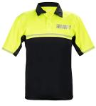 RYNO GEAR 100% Polyester Jersey Knit Two Tone Reflective Security Bike Patrol Polo Shirts (Lime Green/Black) X-Large