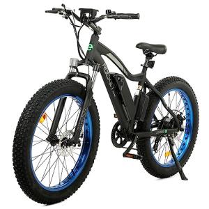 ECOTRIC 26" Fat Tire Electric Bike Powerful Adults Mountain Bicycle 500W Motor 36V/12.5AH Removable Lithium Battery Beach Snow Ebike Shock Absorption - 90% Pre Assembled
