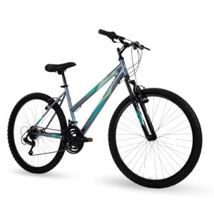 Huffy Stone Mountain Women's Mountain Bike, Gray, 26 Inch Wheels/17 Inch Frame