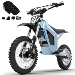 Tuttio 2026 Upgrade Soleil01 GB Electric Dirt Bike Soleil01 E-Dirt Bike 37MPH Fast Electric Bike with 48V 21Ah Battery, 3 Speeds, 3000W Peak Off-Road Ebike for Adults Teens Boys Girls Age 13+