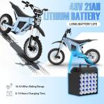 Tuttio 2026 Upgrade Soleil01 GB Electric Dirt Bike Soleil01 E-Dirt Bike 37MPH Fast Electric Bike with 48V 21Ah Battery, 3 Speeds, 3000W Peak Off-Road Ebike for Adults Teens Boys Girls Age 13+