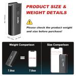 Ascher USB Rechargeable Bike Light Front and Back, Super Bright 1000 Lumens Bicycle Headlight and Compact Rear Tail Light, 4 Light Modes, Large Capacity Battery for Night Riding Road Mountain, Black