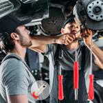 ZHSMS Valve Stem Removal Tool - 20Pcs Valve Cores, 10Pcs Tire Valve Caps, 4-Way Valve Tool, Valve Core Remover Tool