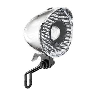 Vintage Bicycle Light 350Lumen High-Brightness Silver Headlights Retro Bicycle Headlights Classic Retro Night Riding Safety Bicycle Fog Lights Headlights with Bracket