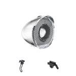 Vintage Bicycle Light 350Lumen High-Brightness Silver Headlights Retro Bicycle Headlights Classic Retro Night Riding Safety Bicycle Fog Lights Headlights with Bracket