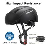 Shinmax Bike Helmet for Men Women, Bicycle Helmet with Detachable Magnetic Goggles for Adult Road Biking Mountain Cycling Helmet (BC-001)