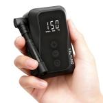 Veltuno Mini Electric Bike Pump, Max 150 PSI Fast Inflation with Digital Pressure Gauge, Smart Auto Stop, USB-C Rechargeable, Presta & Schrader Valve for Road Bike, MTB, E-Bike, Motorcycle, Balls