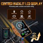 FREESKY 2000W Electric Bike for Adults, 37MPH & 95Miles Range, Dirt All-Terrain Electric Bicycle, 48V 25Ah Removable Battery, UL 2849 Certified, 26" Fat Tire Full Suspension Ebike with Rear Rack