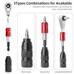 ROCKBROS 1/4-Inch Ratchet Socket Wrench Set, 2.5-8mm Allen Hex Wrench for Bike Maintenance Including Allen&Torx Sockets Set for Road and Mountain Bikes