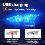 Bike Wheel Lights Rechargeable 2pack,Bike Spoke Light Weatherproof, Adults Kids Bicycle Lights for Wheels,Motion Sensor (Color Morphing)