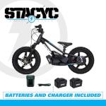 STACYC Brushless 16eDRIVE Elite Electric Balance Bike with Additional 6Ah E Bike Battery for Kids Ages 6-8 Years Old