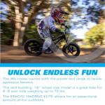 STACYC Brushless 16eDRIVE Elite Electric Balance Bike with Additional 6Ah E Bike Battery for Kids Ages 6-8 Years Old