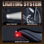 Misodo Electric Bike for Adults, Peak 1800W Motor, Up to 30MPH & 100 Miles PAS Range, NFC & Password Unlock, 48V 20AH Battery, 7 Speed Electric Dirt Bike, Dual Suspension 20" Fat Tire Off-Road Ebike