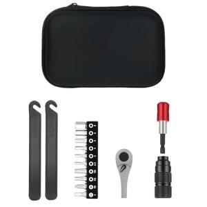 ARCUAT 15Pcs Bike Tool Kit Portable Bicycle Repair Set, Multitool Cycling Emergency Tools for MTB Mountain Bike Road Bike E Ebike, Bike Maintenance Tune Up Kit for Adults