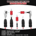 ARCUAT 15Pcs Bike Tool Kit Portable Bicycle Repair Set, Multitool Cycling Emergency Tools for MTB Mountain Bike Road Bike E Ebike, Bike Maintenance Tune Up Kit for Adults