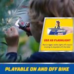 Energizer PAW Patrol Chase Bike Light, For Kid's Bikes and Scooters, PAW Patrol Toy Flashlight for Boys and Girls (Batteries Included)
