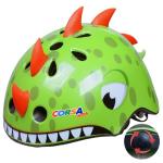 Dinosaur Toddler Bike Helmet with Adjustable Dial - Toddler Helmet for 1/2/3/4 Years Old, Lightweight Ventilation Kids' Bike Helmets for Bicycle Skateboard Scooter Roller, Green